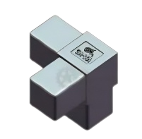 union plastica tubo cuadrado de tres lados