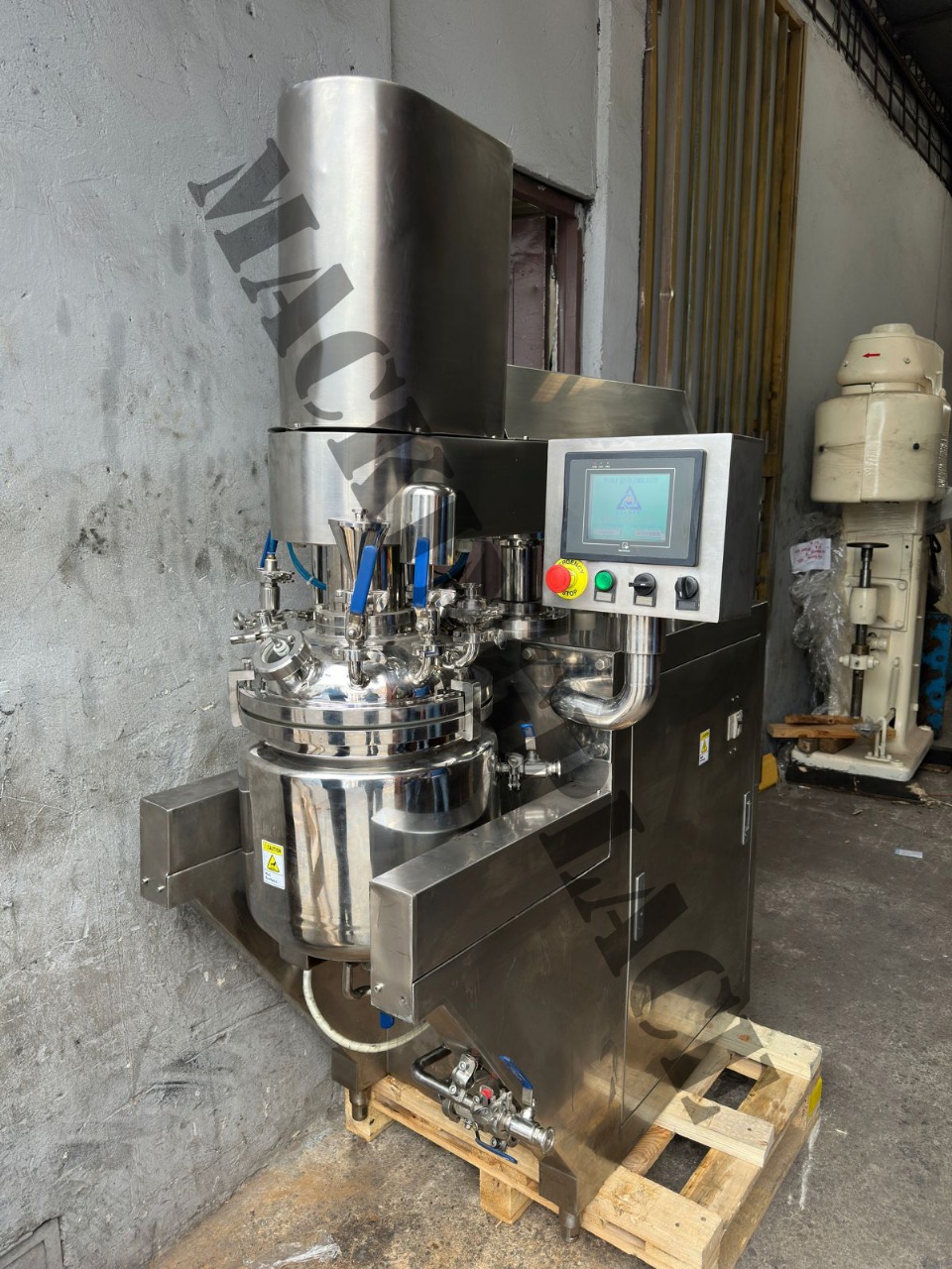 Emulsionador y Homogeneizador de 35 litros para cosmética, farmacéutica y alimentos