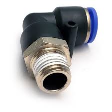 Racor codo manguera de 10 mm