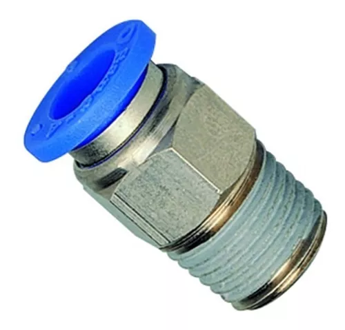 Racor recto manguera de 12 mm