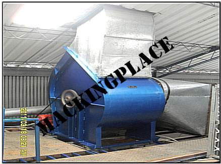 Sistema de suministro y extraccion de aire con recolector de polvos